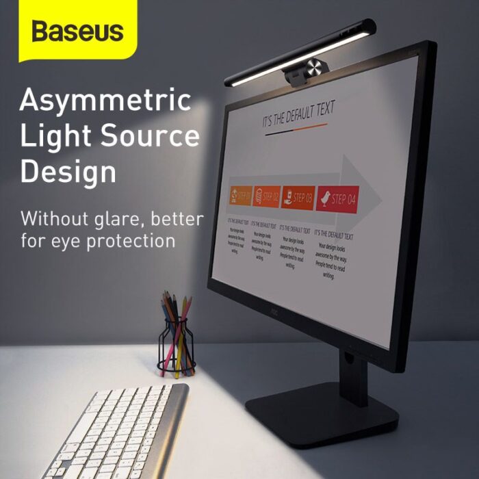 Baseus i-wok Series USB Stepless Dimming Screen Hanging Light (Youth) Black – DGIWK-B01 - Image 5