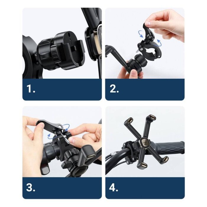 Baseus Quick to take Cycling Bicycle and Motorcycle Holder - Image 3