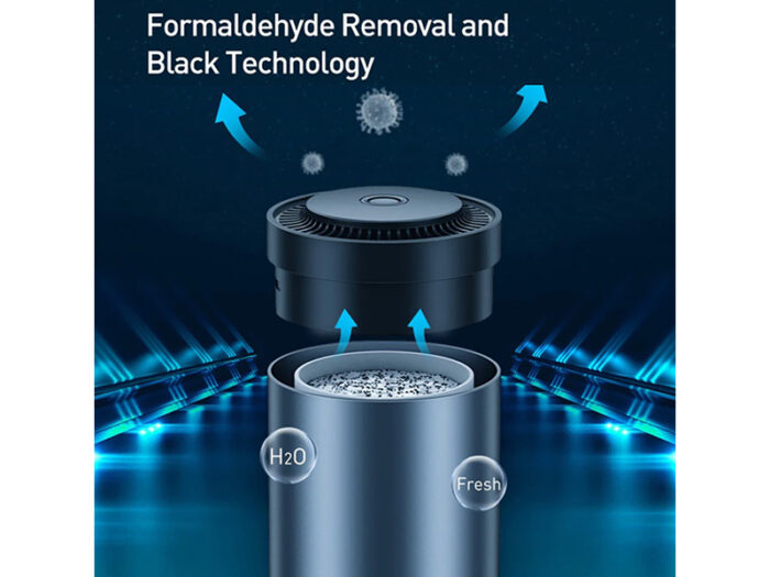 Baseus Ripple Car CupHolder Air Freshener - (with Formaldehyde PurificationFunction) - SUXUN-BW01 - Image 5