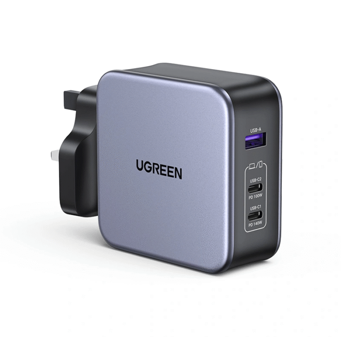 UGREEN 140W GaN Fast Charger with Type-C to Type-C 1.5Meter Cable – CD289 - 90322