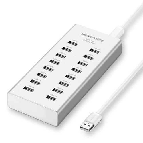 UGREEN 16 Port Hub USB to USB 2.0 With External Power – 20298 - 20298