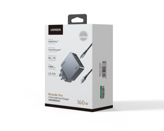 UGREEN 160W Nexode Pro GaN Fast Charger With Type-c to Type-c Cable – X763 - 25878 - Image 2
