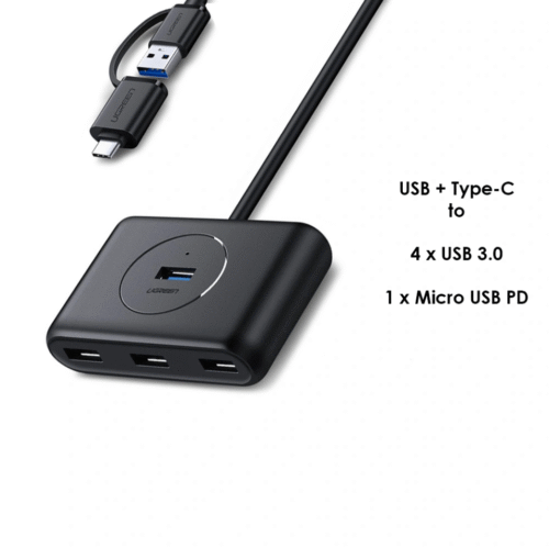 UGREEN USB 3.0 x 7-Port Hub (UK) – CM481 - 90306