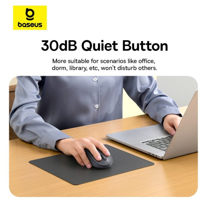 Baseus F02 Ergonomic Bluetooth + 2.4G Wireless Mouse – B01055505111-01 - Image 11