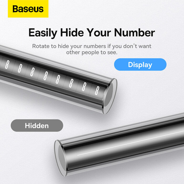 Baseus Tint Parking Number Plate – CNHM020014 - Image 5