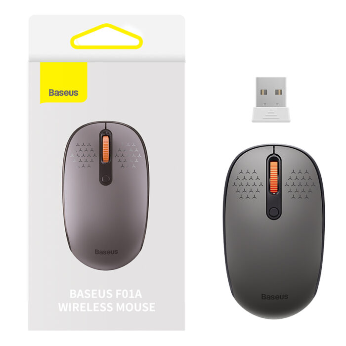 Baseus F01A Creator Wireless Mouse Frosted Gray – B01055502833-00 - Image 2