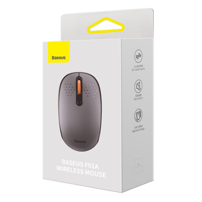 Baseus F01A Creator Wireless Mouse Frosted Gray – B01055502833-00 - Image 3
