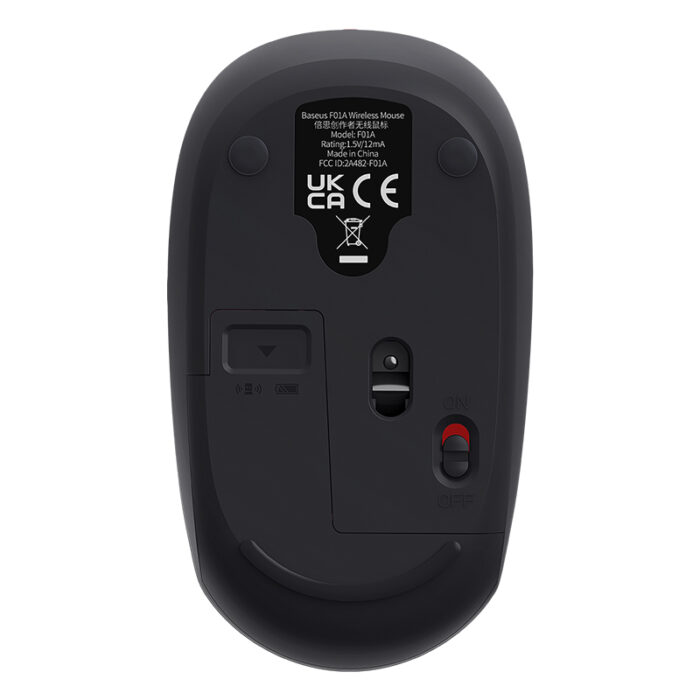 Baseus F01A Creator Wireless Mouse Frosted Gray – B01055502833-00 - Image 9