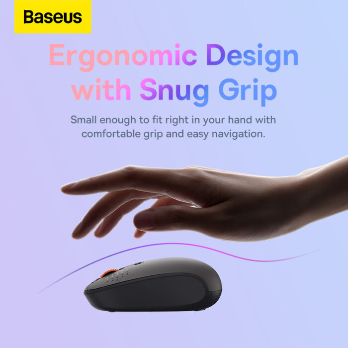Baseus F01B Creator Tri-Mode Bluetooth & Wireless Mouse - Image 7