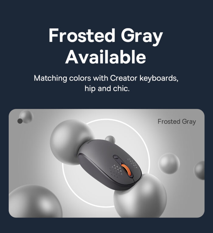 Baseus F01B Creator Tri-Mode Bluetooth & Wireless Mouse - Image 4