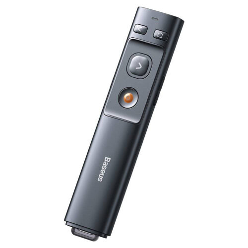 Baseus Orange Dot Rechargeable Wireless Presenter (Red Laser) Grey – WKCD000013
