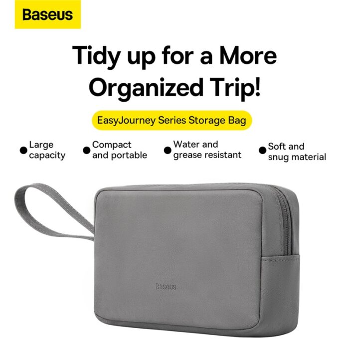 Baseus Easy Journey Series Storage Bag, Dark Gray – LBJX010013 - Image 5